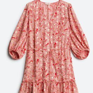 Skies are Blue Narissa Ruffle Hem Shine Dress